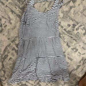H&M Black and White Striped Kids Dress